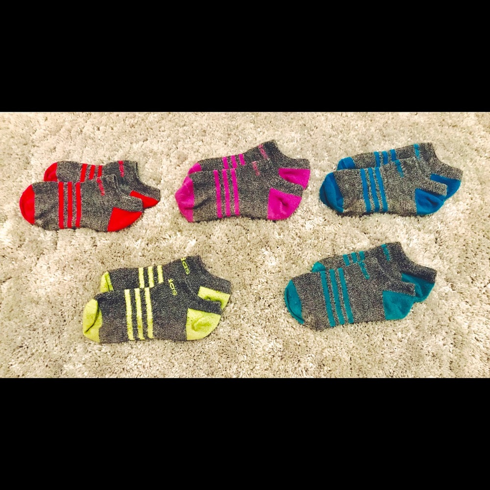 Girls adidas superlite 5-pk. No-Show Socks